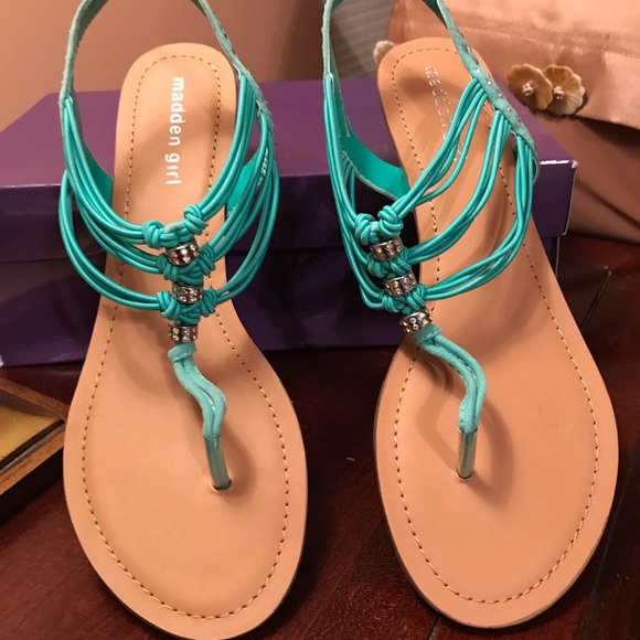 Steve Madden mint green sandals - Picture 2 of 4